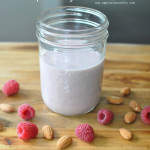 Raspberry Almond Milk