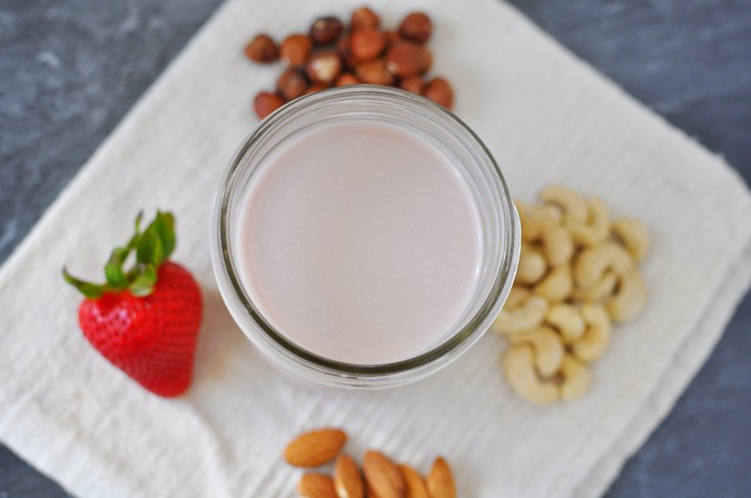 strawberry almond milk 2 use