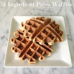 Paleo Waffles (Only 3 Ingredients)
